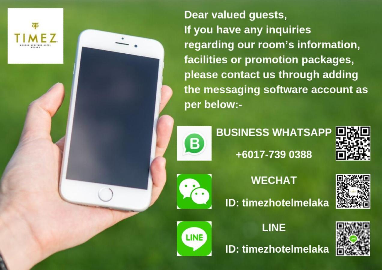 Timez Hotel Melaka Экстерьер фото